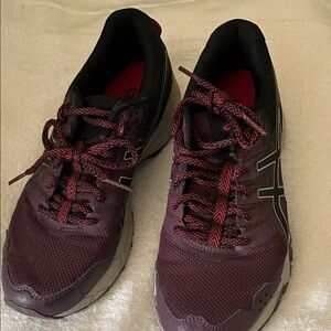 ASICS Women’s Athletic Shoes in Deep Purple and Black